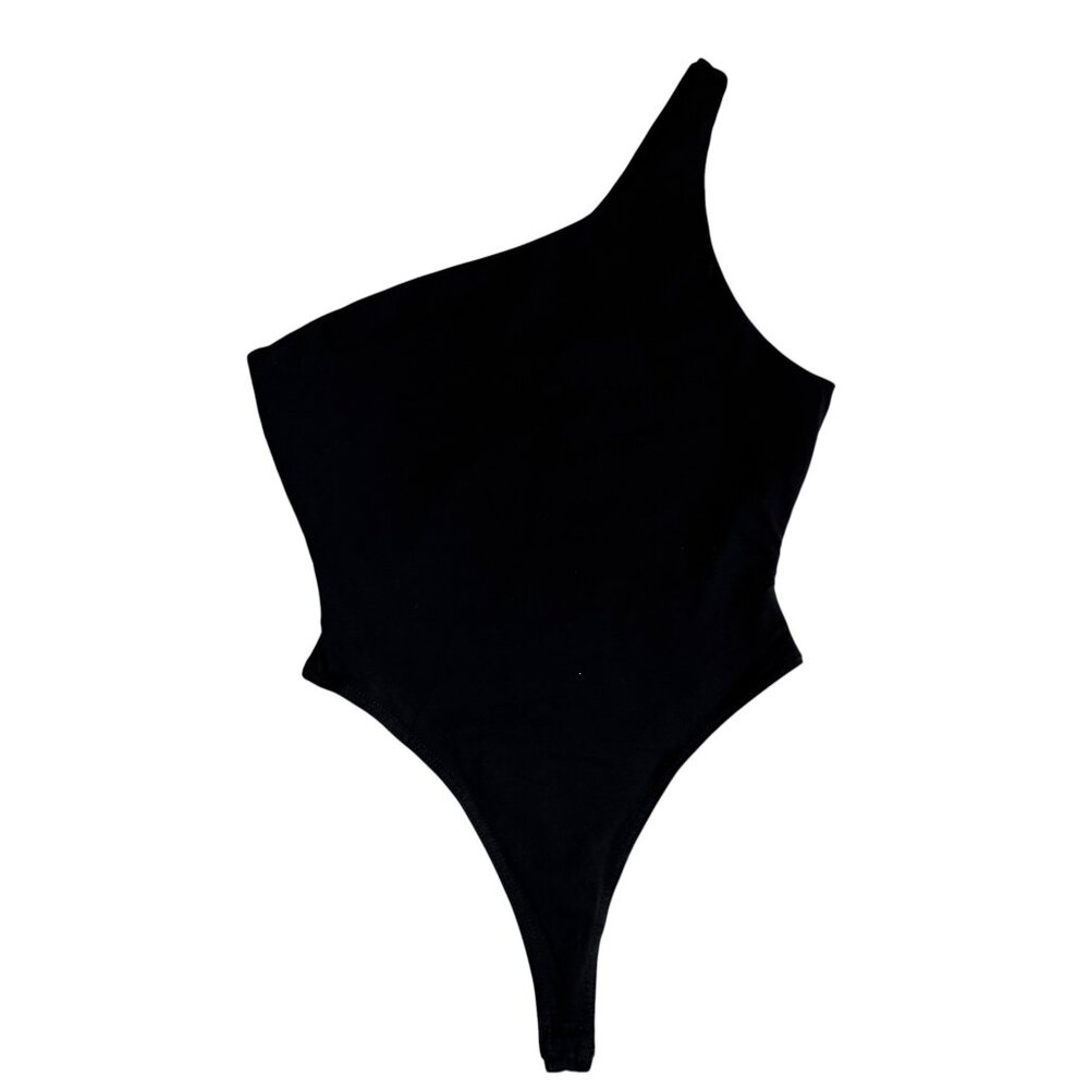 La Voute Lounge The Goddess Bodysuit (Black) - Size Small